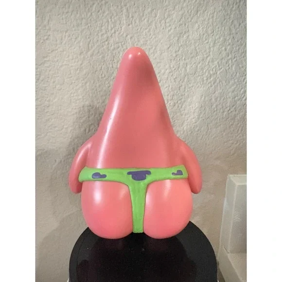 Pink Patrick Star Figurine SpongeBob Pink Starfish Toy Funny Shorts 6.5in funny - Picture 5 of 6